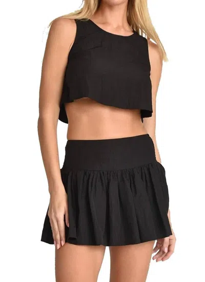 Muche & Muchette Nini Mini Skirt In Black