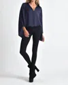 MUCHE & MUCHETTE ROKY TOP IN NAVY