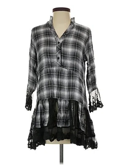 Pre-owned Muche Et Muchette 3/4 Sleeve Blouse In Black