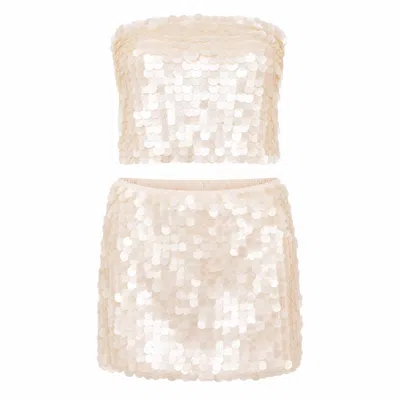 Muche Et Muchette Neutrals Marney Sequin Set - Blush