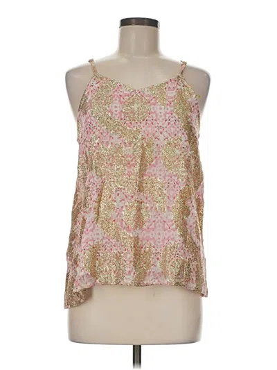 Pre-owned Muche Et Muchette Tank Top Pink Halter Neckline Tops