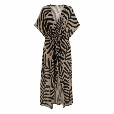 Muche Et Muchette Women's Black / Brown Vivi Kimono