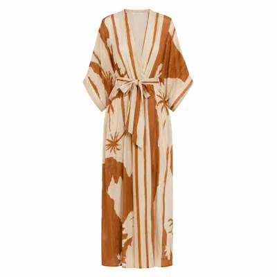 Muche Et Muchette Women's Brown Kha Kimono - Mocha