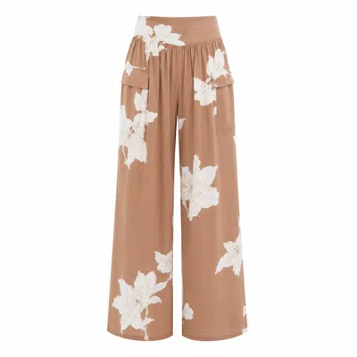 Muche Et Muchette Women's Brown Kio Pants - Mocha & Natural