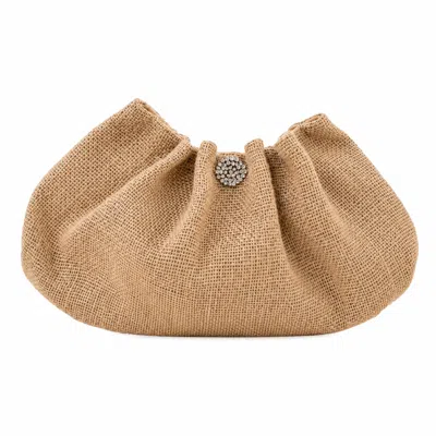 Muche Et Muchette Women's Brown Leo Pouch - Natural
