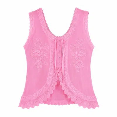 Muche Et Muchette Women's Cannes Top - Pink In Multi