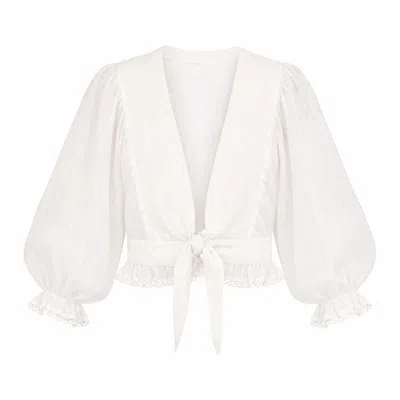 Muche Et Muchette Women's White Kanan Top