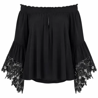 Muche Et Muchette Women's Jolie Off The Shoulder Top - Black