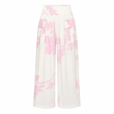 Muche Et Muchette Women's Kio Pants - White & Pink