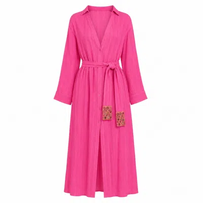 Muche Et Muchette Women's Pink Nila Dress - Fuchsia