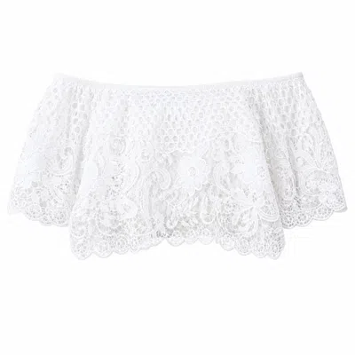 Muche Et Muchette Women's White Banko Crop Top