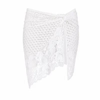Muche Et Muchette Women's White Banko Sarong