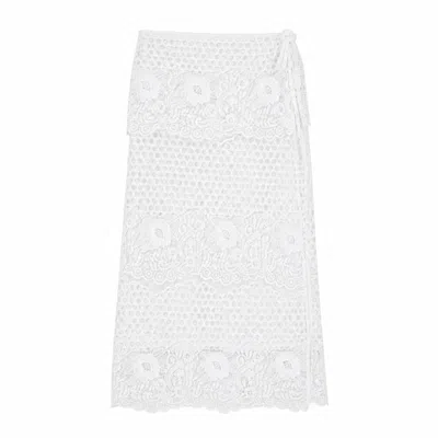 Muche Et Muchette Women's White Banko Skirt Cover Up