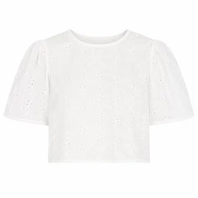 Muche Et Muchette Women's White Biky Top