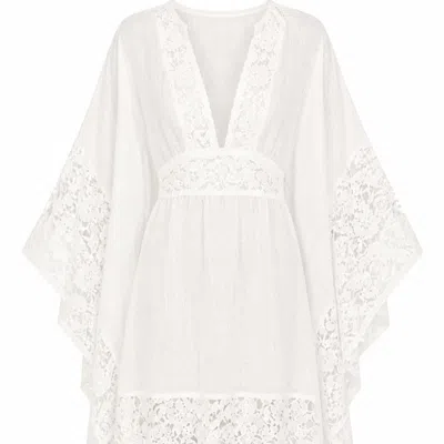 Muche Et Muchette Women's White Kanan Short Cover Up