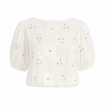 Muche Et Muchette Women's White Surya Top