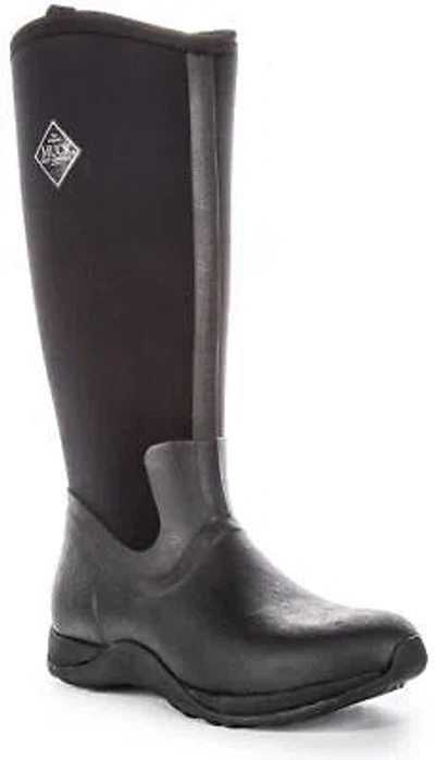 Pre-owned Muck Artic Advente Soft Slim Rate Rubber Womens Boot Black Us 4 - 9