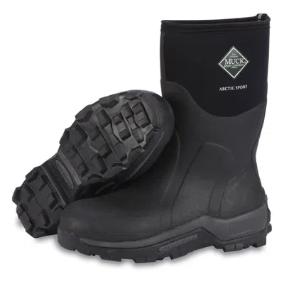 Muck Boot Men's Muck Arctic Sport Mid Waterproof Insulated Rubber Boots In Black