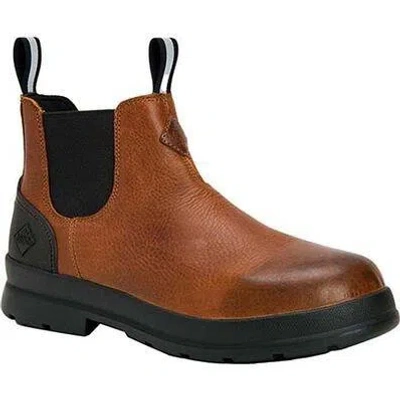 Muck Boot Men's Muck Chore Farm Leather Chealsea Work Boots In Brown