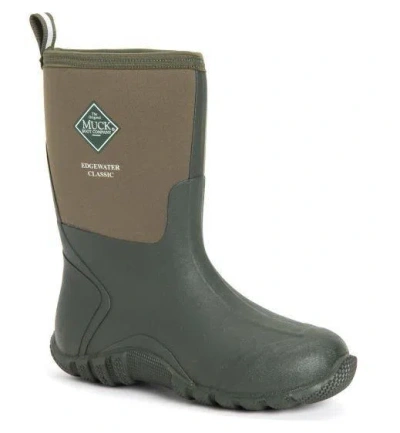 Muck Boot Men's Muck Edgewater Classic Mid Work Boots In Green