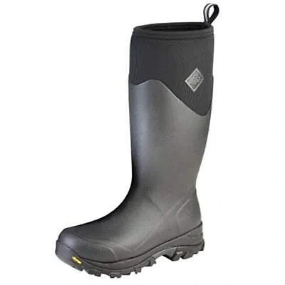 Pre-owned Muck Boots Muck Boot Company Men's Arctic Ice Tall Boot + Vibram Arctic Grip A.t. Black - A