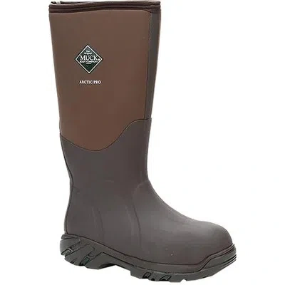Pre-owned Muck Boots Muck Arctic Pro Boot Bark 10 In Brown
