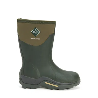 Pre-owned Muck Boots Muckmaster Mid Wellington Unisex Wellington Boots In Moss