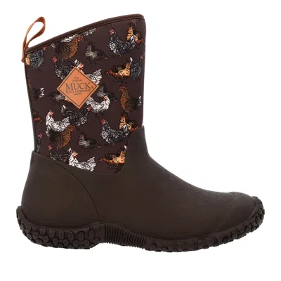 Muck Women's Ster Ii Mid Ster Women In Dark M In Animal Print