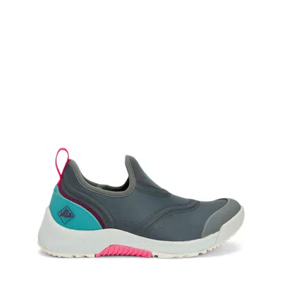 Muck Women's Outscape Slip On Outscape Women In Dark/teal/pink M In Gray