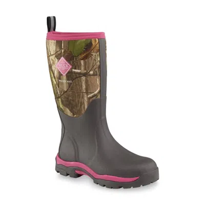 Muck Women's Woody Max Boot In Camo/pink In Multi