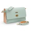 Mud - Manufacture Under Design Women's Green / Blue Leonor Medium Bag - Oliva In Multi