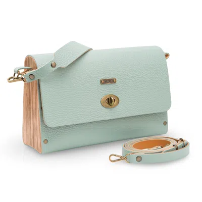 Mud - Manufacture Under Design Women's Green / Blue Leonor Medium Bag - Oliva In Multi