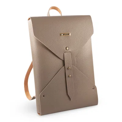 Mud - Manufacture Under Design Women's Grey / Neutrals Envelope Backpack - Taupe In Gray