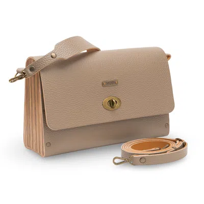 Mud - Manufacture Under Design Women's Grey / Neutrals Leonor Medium Bag - Taupe In Gray