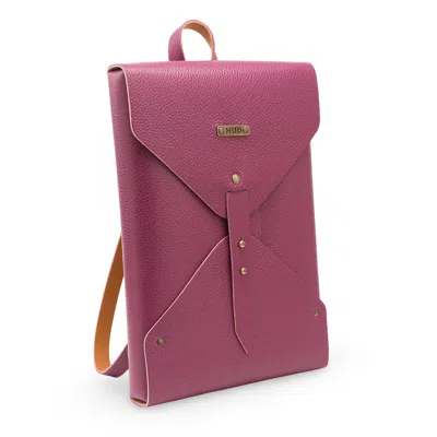 Mud - Manufacture Under Design Women's Purple / Pink Envelope Backpack - Dahlia In Multi