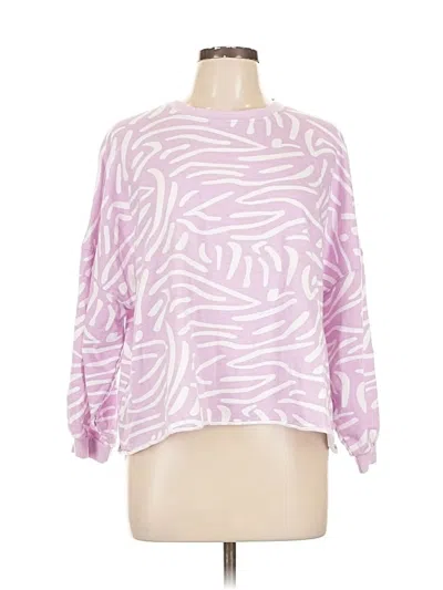 Pre-owned Mud Pie 3/4 Sleeve T-shirt In Pink