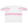 Mud Pie Bunny Hooded Towel In Pink