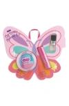 Mud Pie Butterfly Little Makeup Kit In Multi