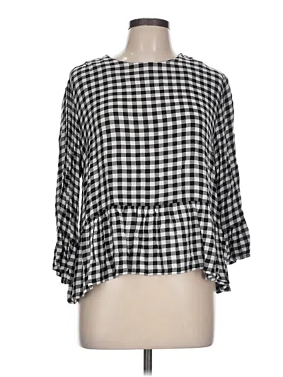 Pre-owned Mud Pie Cardigan Sweater In Black