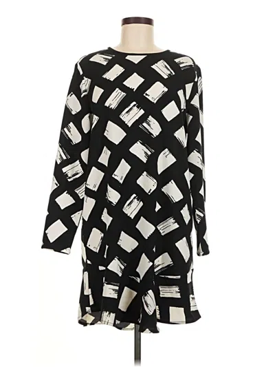 Pre-owned Mud Pie Casual Dress In Black