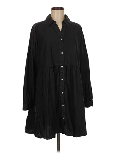 Pre-owned Mud Pie Casual Dress In Black