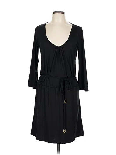 Pre-owned Mud Pie Casual Dress In Black