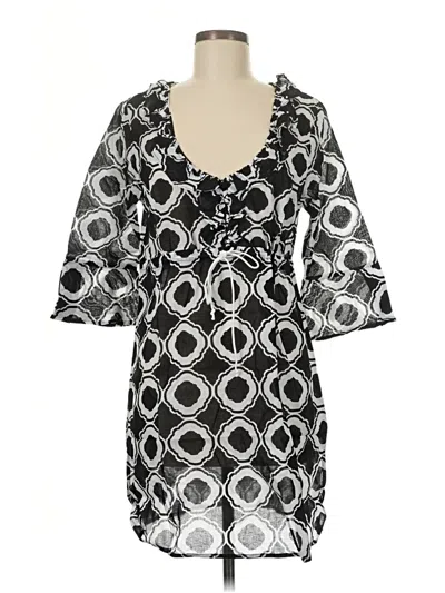 Pre-owned Mud Pie Casual Dress In Black
