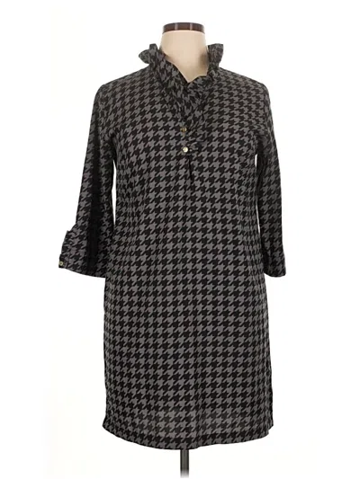 Pre-owned Mud Pie Casual Dress In Black