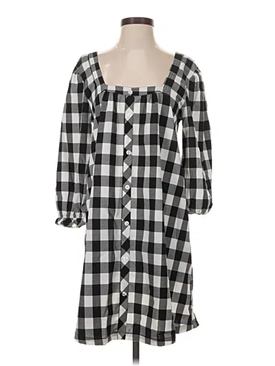 Pre-owned Mud Pie Casual Dress In Black