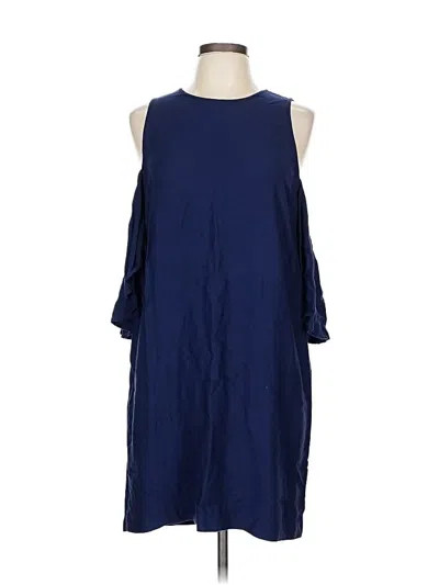 Pre-owned Mud Pie Casual Dress In Blue