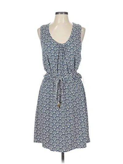 Pre-owned Mud Pie Casual Dress In Blue