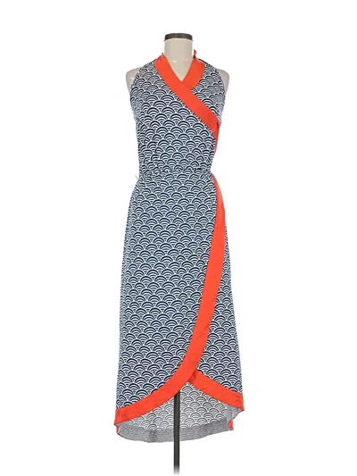 Pre-owned Mud Pie Casual Dress In Blue