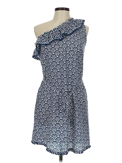 Pre-owned Mud Pie Casual Dress In Blue