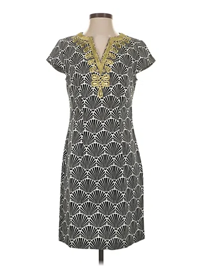 Pre-owned Mud Pie Casual Dress In Gray